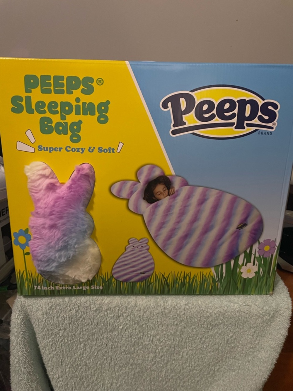 PEEPS 74” Bunny Sleeping  Bag